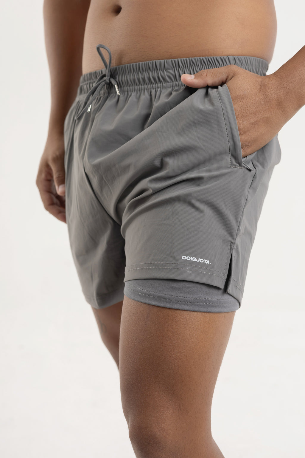 Short Cinza